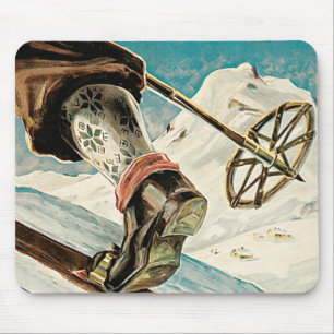 Norwegen ~ Die Zuhause des Skifahrens Mousepad