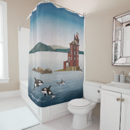 Norwegen Duschvorhang