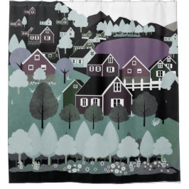 Norwegen Duschvorhang