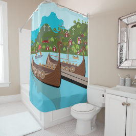 Norwegen Duschvorhang