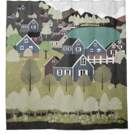 Norwegen Duschvorhang