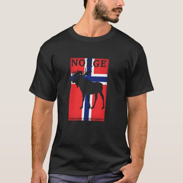 Norwegen Elk Fjord Norwegen Holiday Scandinavia Os T-Shirt (Vorderseite)