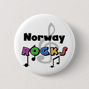 Norwegen-Felsen Button