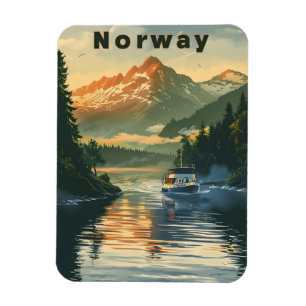 Norwegen Fjord Magnet