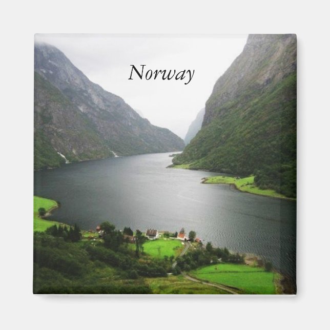 Norwegen Fjord Magnet (Vorne)