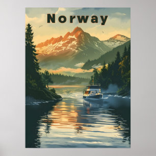 Norwegen Fjord Poster