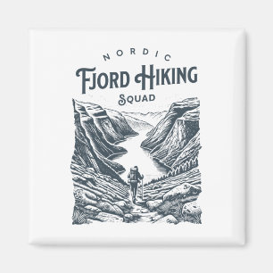Norwegen Fjord Wanderabenteuer Geiranger Outdoor T Magnet