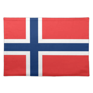 Norwegen-Flagge auf MoJo Tischset