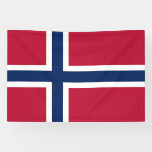 Norwegen-Flagge Banner