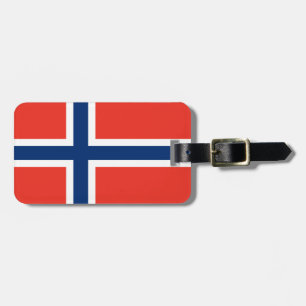Norwegen-Flagge Gepäckanhänger