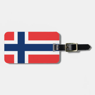 Norwegen-Flagge Gepäckanhänger