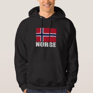 Norwegen Flagge Grunge Vintage Souvenir Norwegen Hoodie