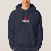 Norwegen-Flagge Hoodie