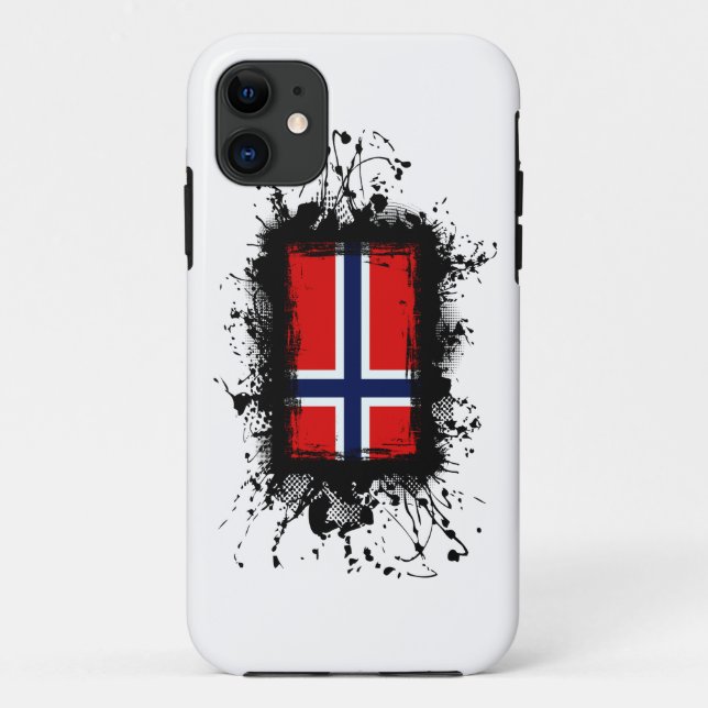 Norwegen-Flagge iPhone 5 Fall Case-Mate iPhone Hülle (Rückseite)