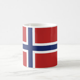 Norwegen-Flagge Kaffeetasse