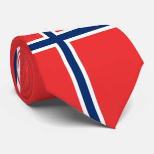 Norwegen-Flagge Krawatte