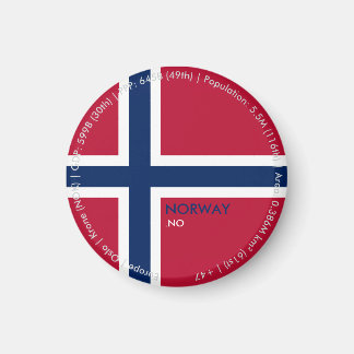 Norwegen-Flagge-Magnet Magnet