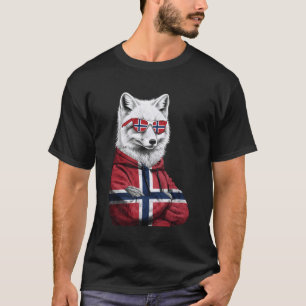 Norwegen-Flagge Norge Norwegischer Stolz T-Shirt