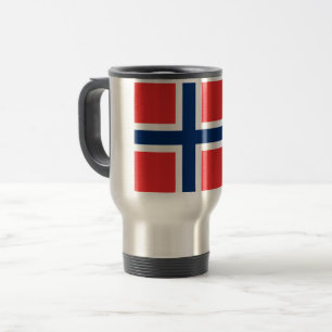 Norwegen-Flagge Reisebecher
