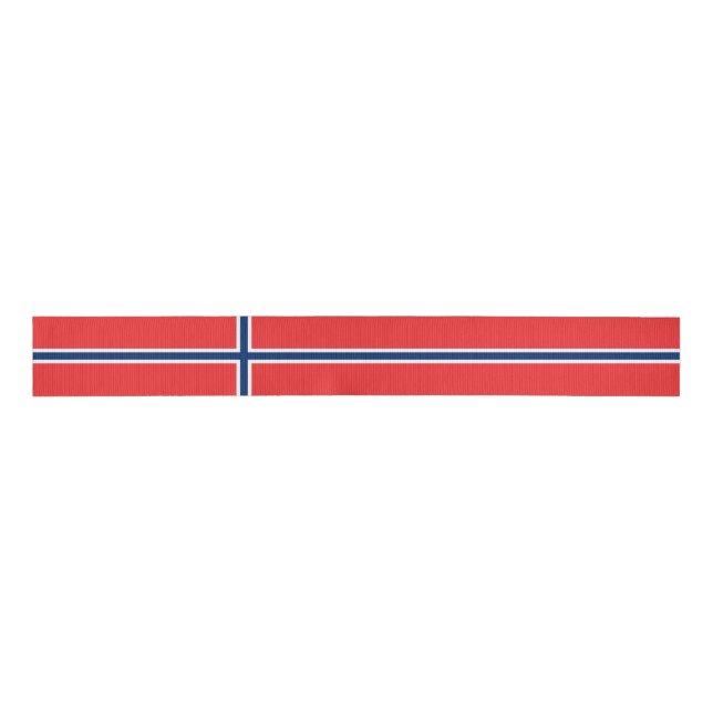 Norwegen-Flagge Ripsband (Vorderseite)