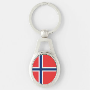Norwegen-Flagge Schlüsselanhänger
