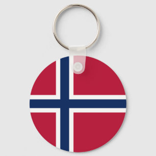 Norwegen-Flagge Schlüsselanhänger