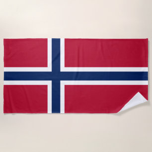 Norwegen-Flagge Strandtuch