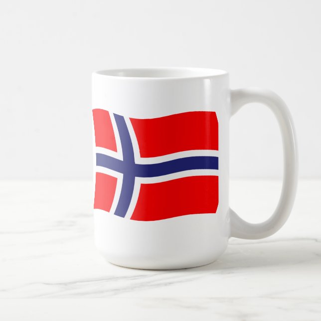 Norwegen Flagge Tasse (Rechts)