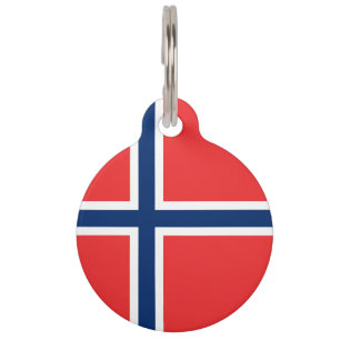 Norwegen-Flagge Tiermarke