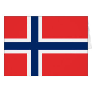 Norwegen-Flaggen-Karte