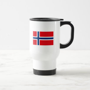 Norwegen-Flaggen-Tasse Reisebecher