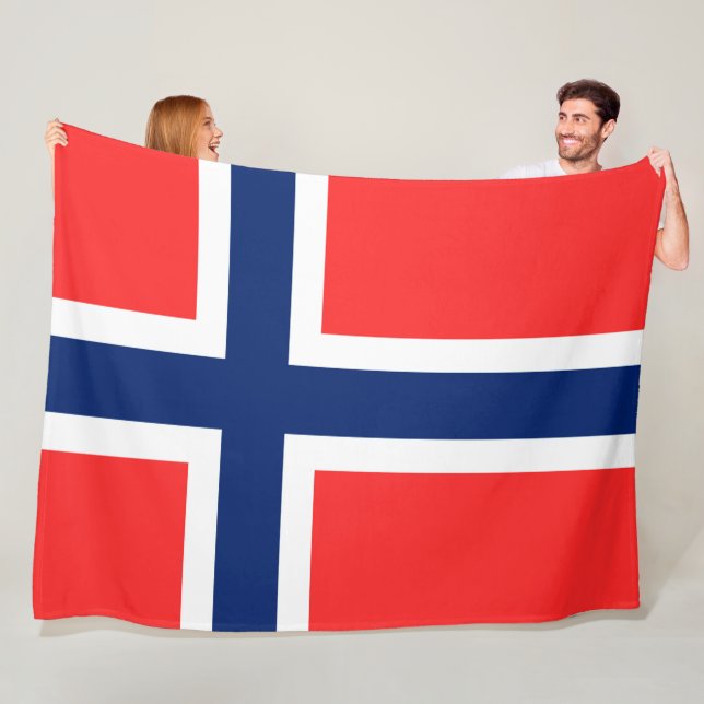 Norwegen Fleecedecke (Beispiel)