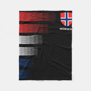 Norwegen Footbyll Trikot - Norwegischer Fußbyll Fleecedecke