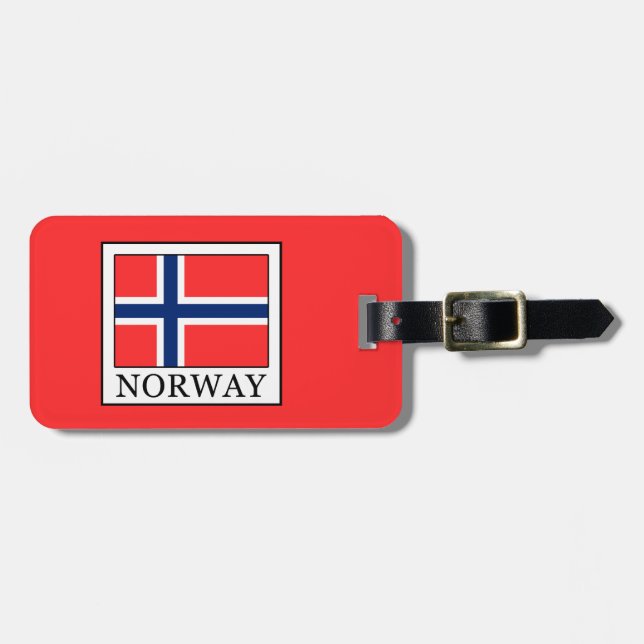 Norwegen Gepäckanhänger (Vorderseite horizontal)