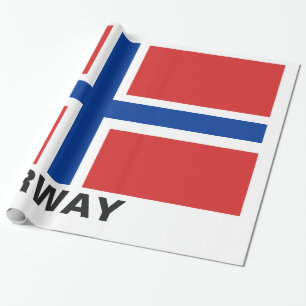 Norwegen Geschenkpapier
