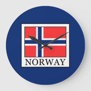 Norwegen Große Wanduhr