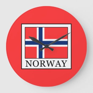 Norwegen Große Wanduhr