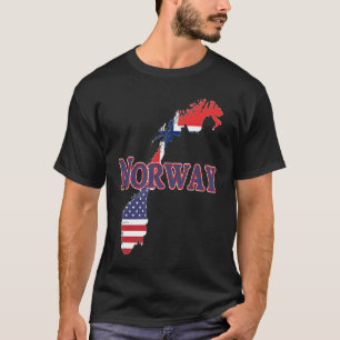Norwegen Heritage Expat Expatriate Norwegische Fam T-Shirt