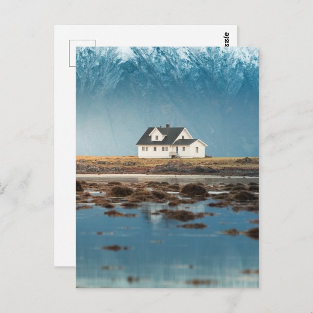 Norwegen Hütte Postkarte (Vorne/Hinten)