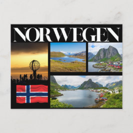 Norwegen Impressionen Postkarte