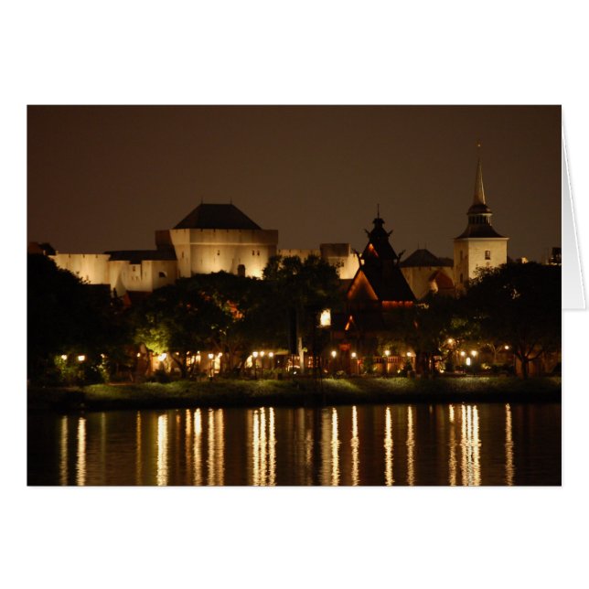 Norwegen in der Nacht (Vorderseite (Horizontal))