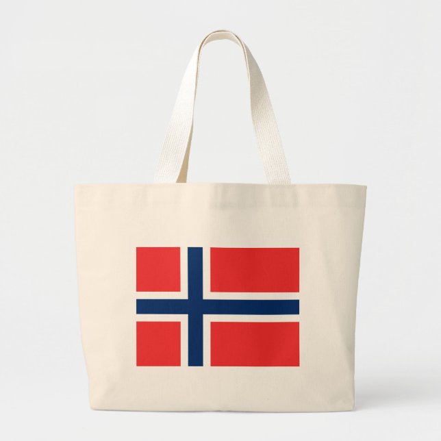 Norwegen Jumbo Stoffbeutel (Vorne)