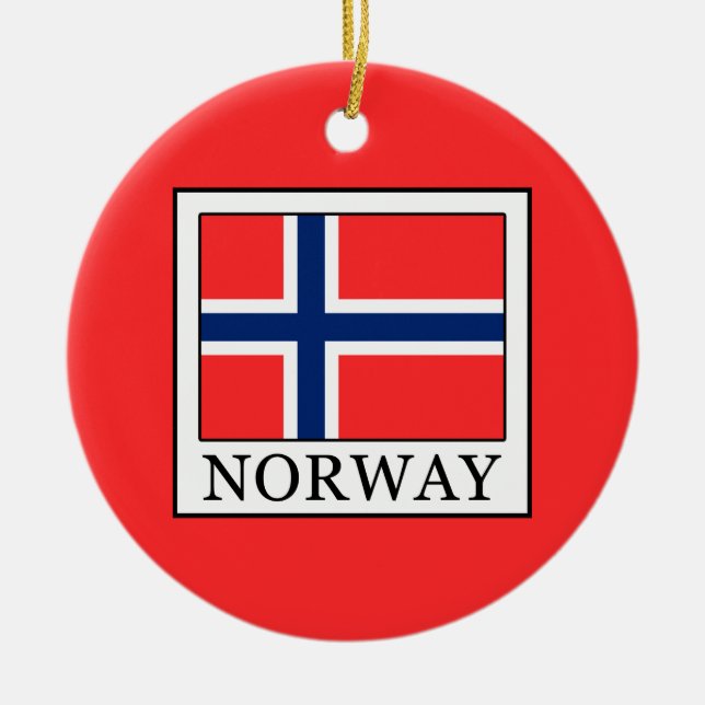 Norwegen Keramik Ornament (Vorne)
