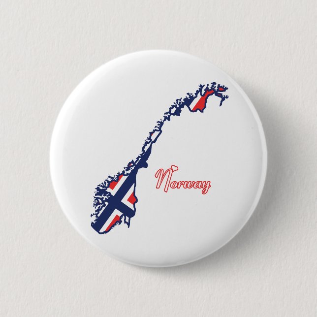 Norwegen-Knopf Button (Vorderseite)