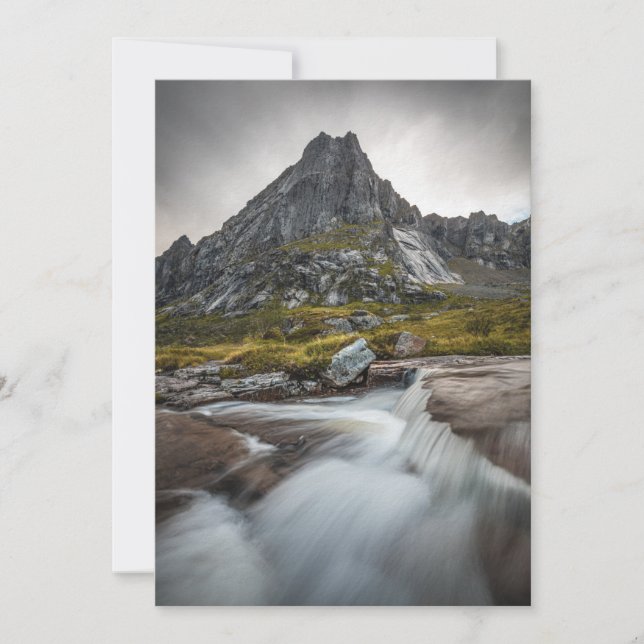 Norwegen Landschaftsbild Save The Date (Vorderseite)