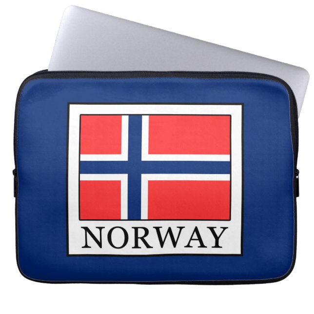 Norwegen Laptopschutzhülle (Vorderseite)