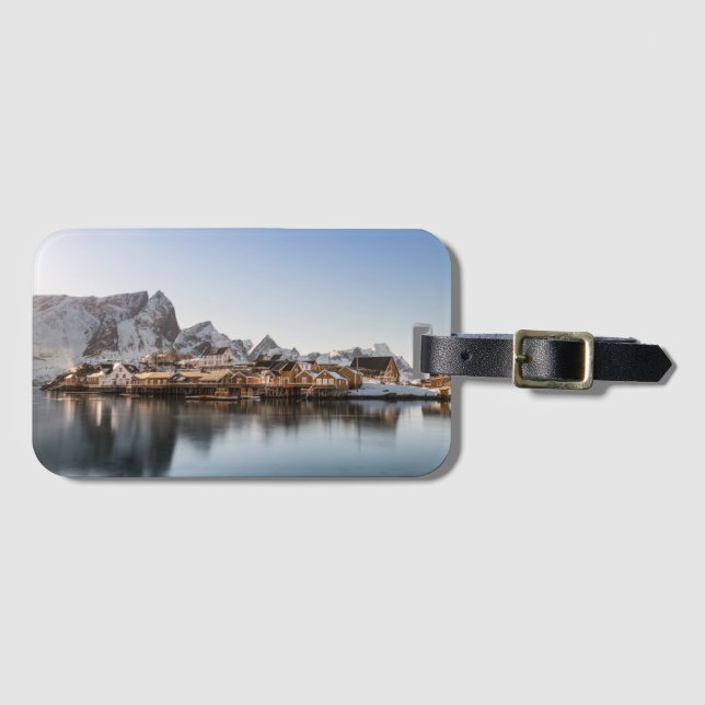 Norwegen Lofoten Gepäckanhänger (Vorderseite (Horizontal))