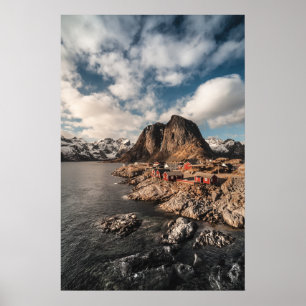 Norwegen Lofoten-Inseln Hamnøya Poster