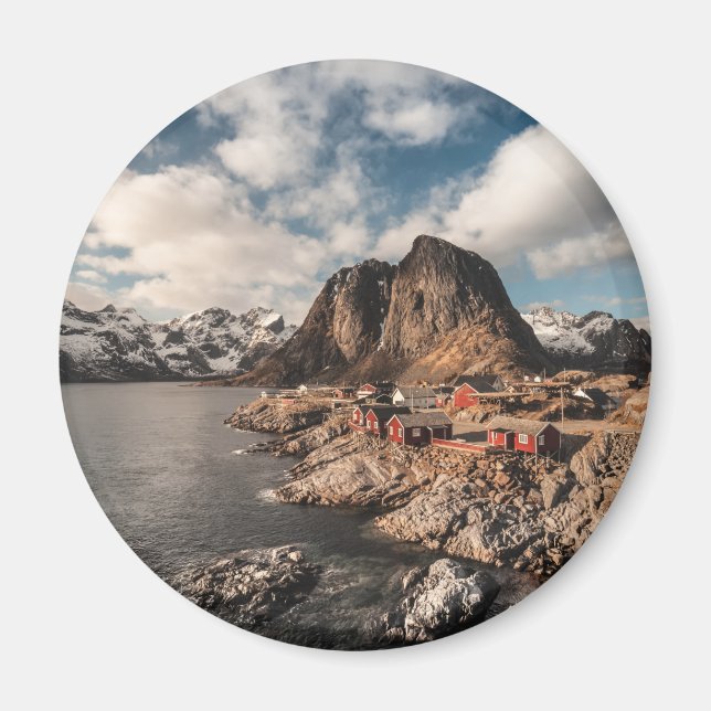 Norwegen Lofoten Islands Souvenir Magnet (Vorne)