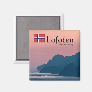 Norwegen Lofoten Landschaft Magnet
